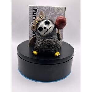 NIB Furrybones Figurine "Hootie" Collectible Skeleton in Brown Owl Costume -Goth